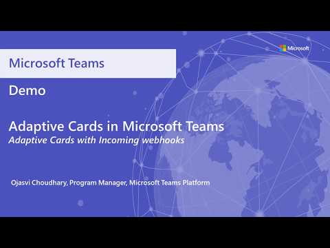 Adaptive Cards with Incoming Webhooks in Microsoft Teams