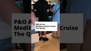 Exploring the Quays at Breakfast on P&O Arvia Mediterranean Cruise 🍽️🚢 #arvia #pando #shorts