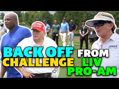 We Roast Trumps Golf Swing | Back Off Challenge | LIV Pro-Am - YouTube