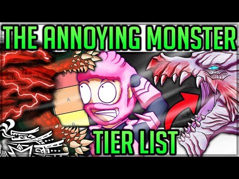 Ranking the Worst Most Annoying Monsters in All Iceborne - Monster Hunter World Iceborne! #tierlist