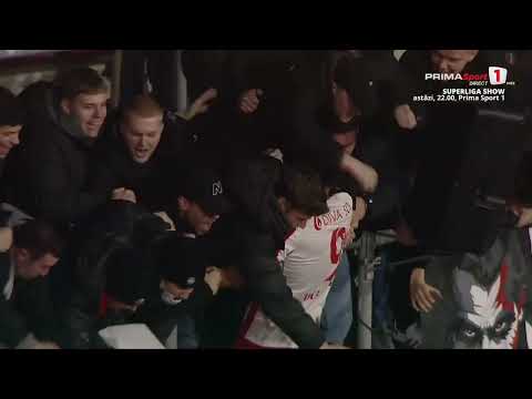 GOOOL! UTA - Rapid 1-0. Coman reușește un eurogol cu un șut direct în vinclu