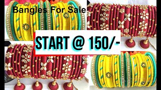 Silk Thread Bangles for Sale/Online with best Price / Couriear Avialable || kalpana ambati