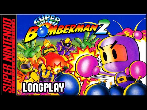 Super Bomberman 2 - Full Game 100% Walkthrough | Longplay - SNES