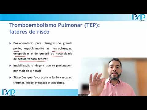 Tromboembolismo Pulmonar (TEP): entenda o que é! | Embolia | Trombose | Prof. Dr. Victor Proença