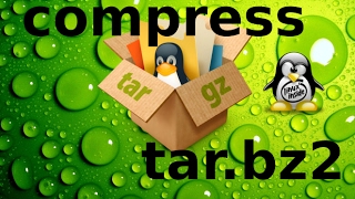 How to compress to tar.bz2 [Linux Terminal]