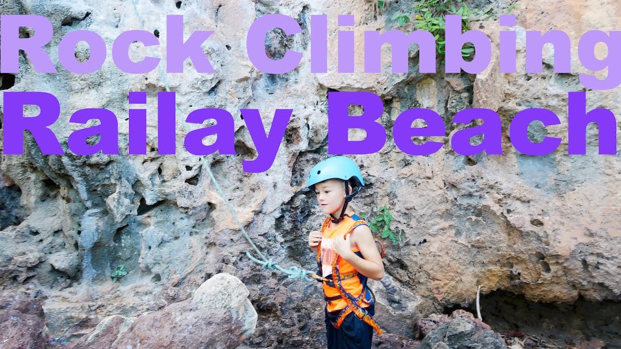 Experience the thrill of rock-climbing adventure at Railay Beach.