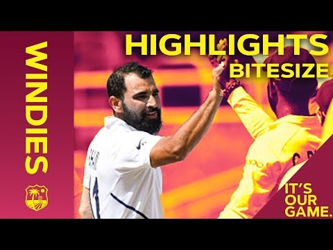 Windies vs India 2nd Test Day 3 2019 | Bitesize Highlights