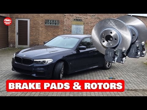 BMW G30 530e M Pack Front Brake Pads & Rotors Replacement