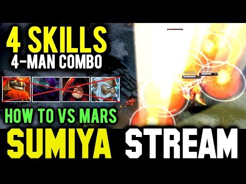 SUMIYA Invoker Insane 4 Skills 4-Man Combo | Sumiya Stream Moment #618