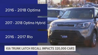 Kia recalling around 320,000 cars due to trunk latch issues