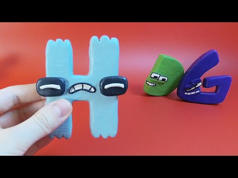 Alphabet lore H letter out of Plasticine | Clay Girl