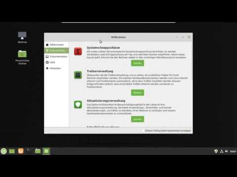 Linux Mint 19.3 für Anfänger - Teil 1 - Oberfläche, Startmenü