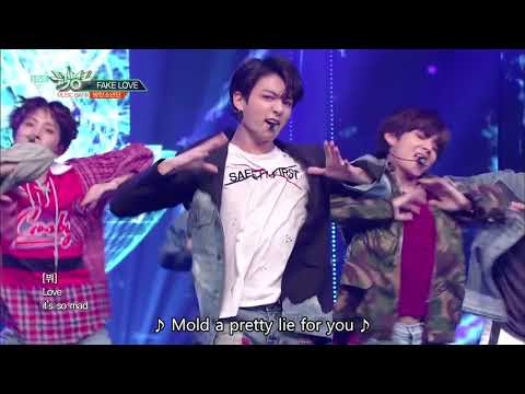 BTS (방탄소년단) - FAKE LOVE [Music Bank HOT STAGE / 2018.06.08]