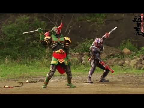 Kamen Rider Hibiki Vs Kabuki Fight Scene 