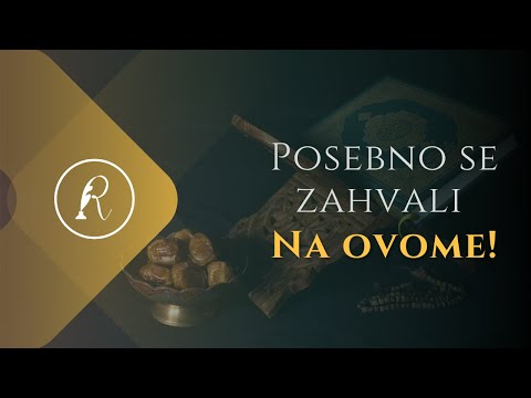 POSEBNO SE ZAHVALI NA OVOME! - Jasmin Durić, prof.