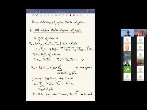 Raphael Rouquier "Representations of Quiver Hecke algebras (I and II)"