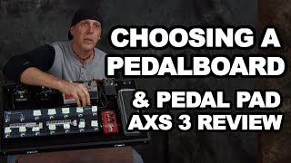 Video thumbnail for How to choose a guitar Pedalboard & Pedal Pad AXS 3 board reviewed by rockongoodpeople