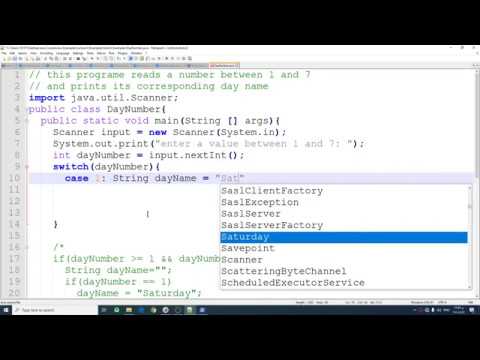 Java Programming Language Lecture6 6 Switch Statement