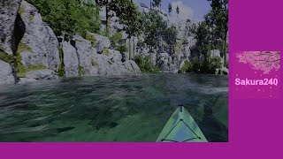 New Kayak VR: Mirage map test! Soča Valley map whitewater rafting