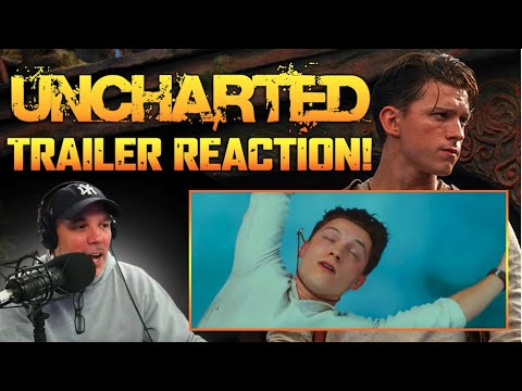 UNCHARTED TRAILER REACTION!! | Tom Holland | Mark Wahlberg)