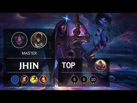 Jhin Top vs Jayce - EUW Master Patch 9.21