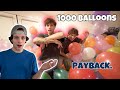 FILLING CHRIS S ROOM WITH 1000 BALLOONS
