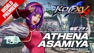 Афина Асамия — третья из команды Team Super Heroine в The King of Fighters XV