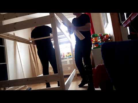Flat Pack Professionals - IKEA MYDAL Bunk Bed Time-Lapse! #004
