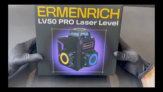 Přesný laserový nivelační přístroj Ermenrich LV50 PRO s 12 čarami