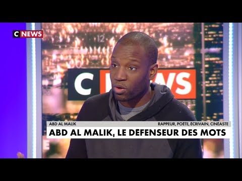 Abd al malik, rappeur auteur écrivain réalisateur face à sonia Mabrouk 20/3