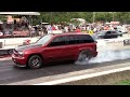 8 Second Trailblazer SS vs Hellcat & Trackhawk Drag Race