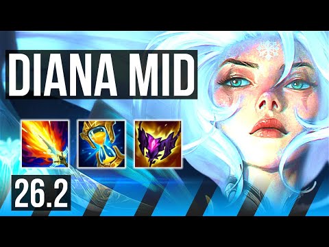 DIANA vs YONE (MID) | Phase Rush | EUW Master | 26.2