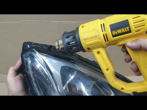 Mercedes Headlight Lens Cover Damage Repair