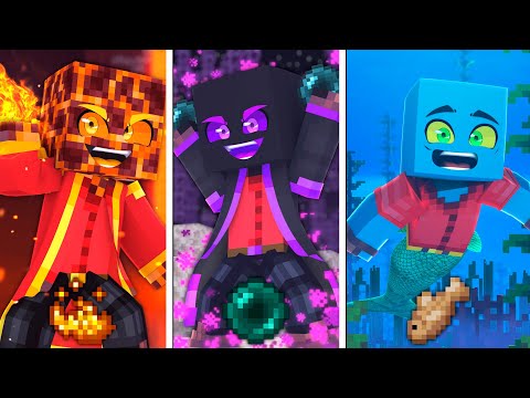 🔥 CHOOSE YOUR RACE AND GET SUPER POWERS 🐟 Minecraft Origins Mod 1.19