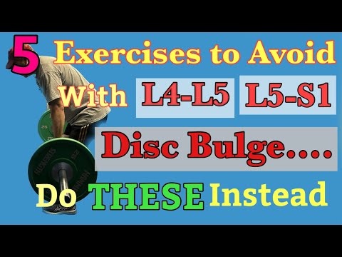 5 WORST Exercises with L4-L5 and L5-S1 Disc Bulge (REPLACE WITH THESE) Dr. Frank Altenrath Cresskill