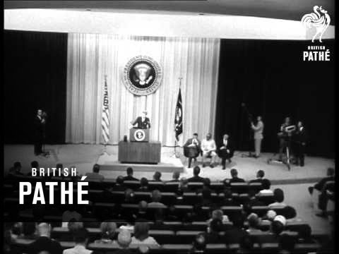 Europe Sees Kennedy Press Conference Via Telstar (1962)