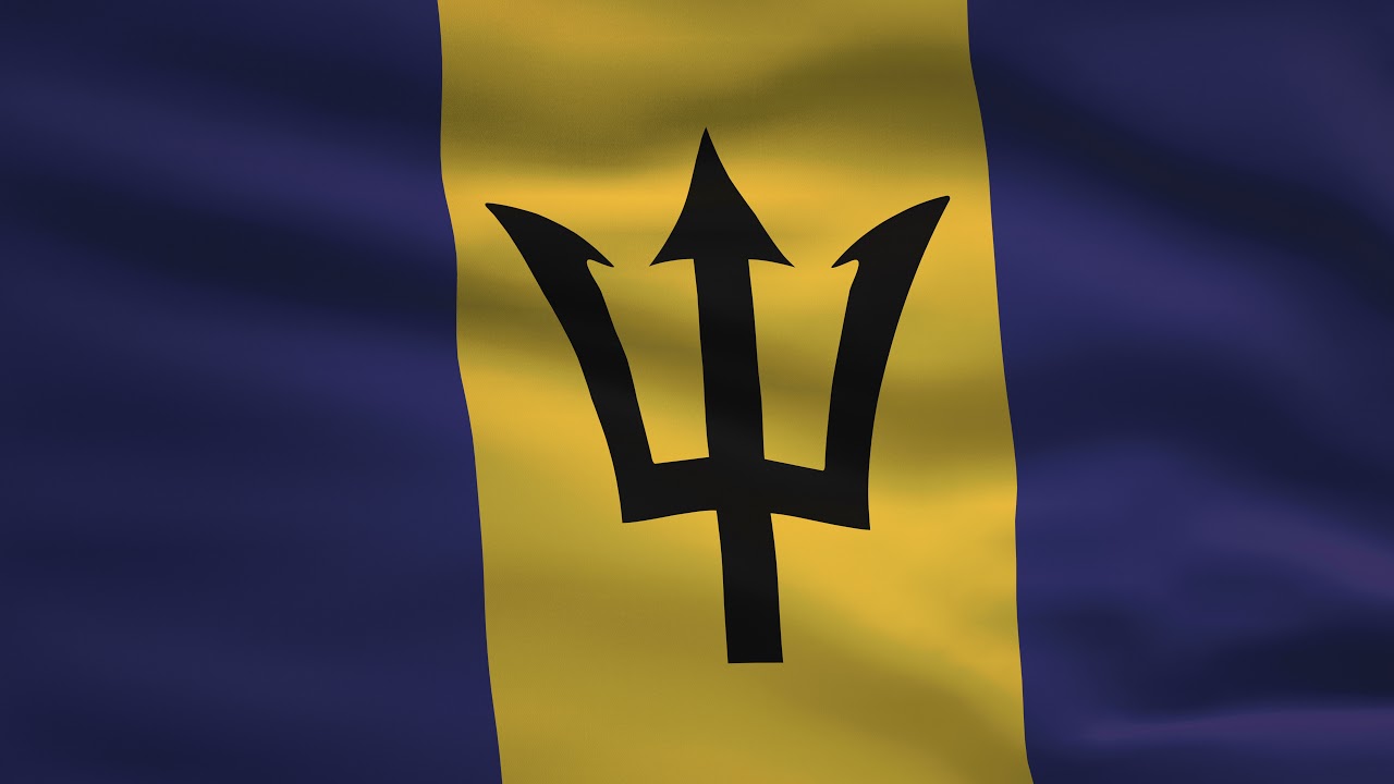 Barbados Waving Flag Animation | 8k Ultra HD | Flags of the World