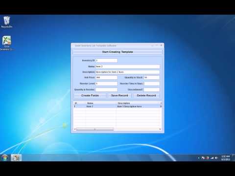 Excel Inventory List Template Software