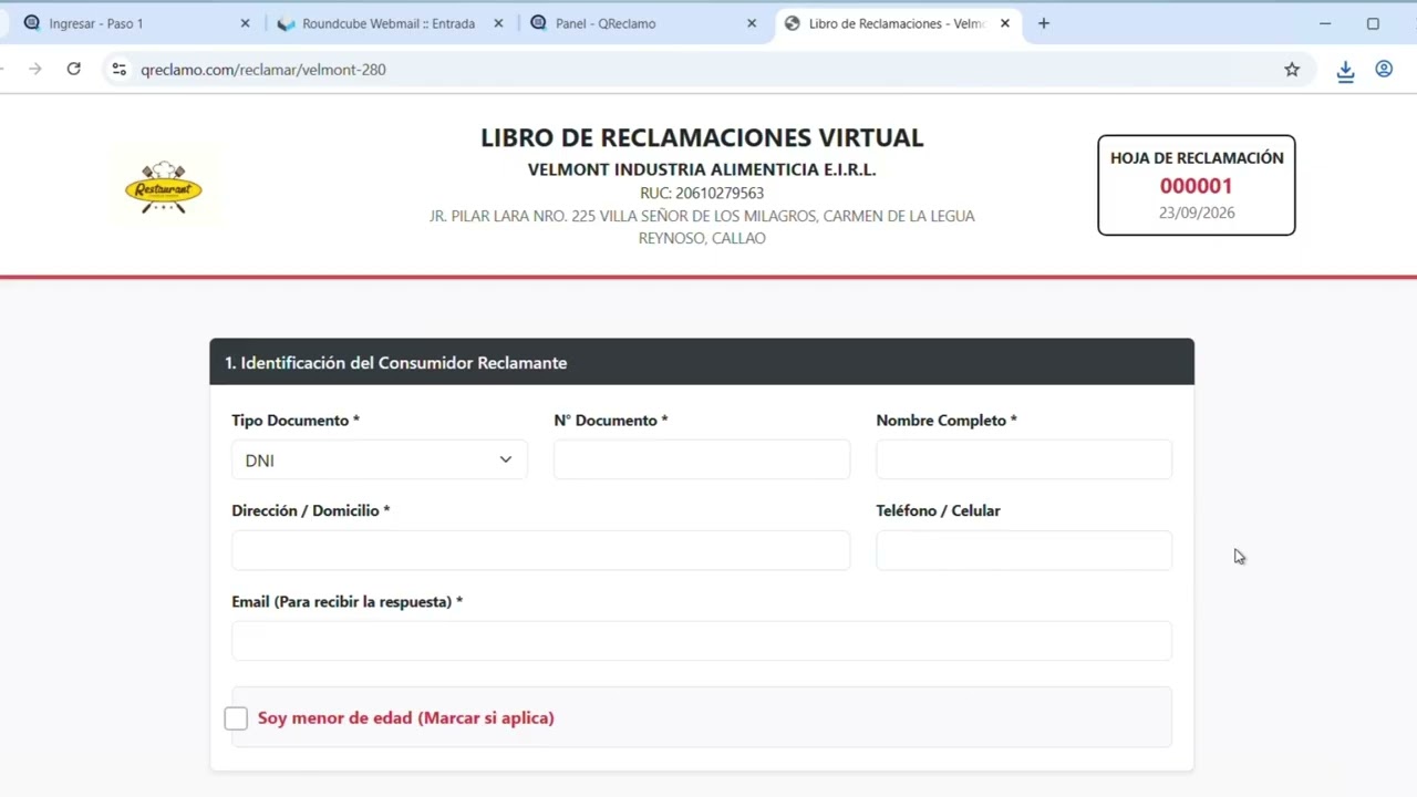 Configuracion de tu empresa y sede