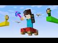 Minecraft But On 1 Bedwars Block
