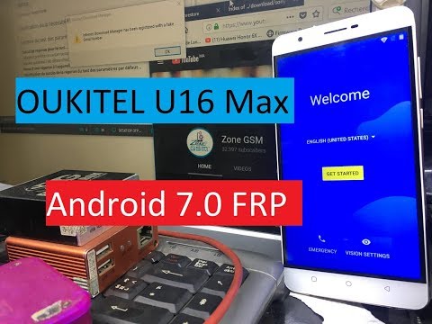 Bypass Google Account OUKITEL U16 Max Remove FRP Android 7.0 FRP REMOVE DONE