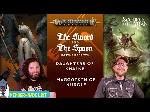 NEW GHB! Scourge of Ghyran! Daughters of Khaine vs Maggotkin #games #scourgeofghyran #ageofsigmar