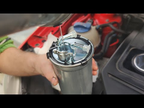 Kako zamijeniti filter goriva | VW POLO 1.9 SDI | How to change the diesel fuel filter