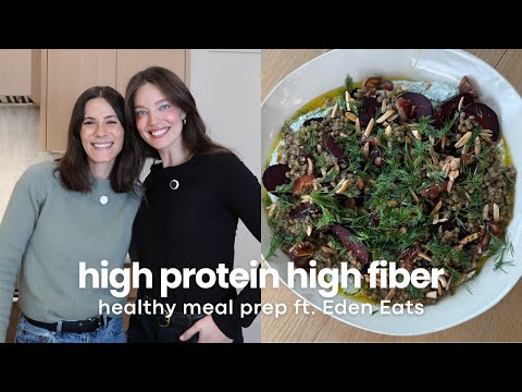 High Protein & Fiber Veg Recipe | Charred Beets Lentils & Tzatziki | Who’s at My Door ft. Eden Eats