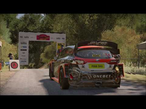 WRC 7 CAREER MODE / Ford Fiesta wrc 2017 / Germany / last two stages / win!!