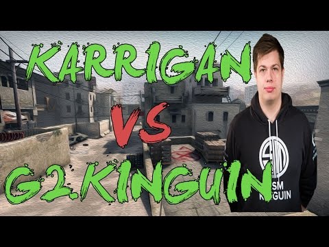CSGO: POV TSM Karrigan vs G2.Kinguin (40/22) dust2 @ FACEIT League 2015 Stage 3