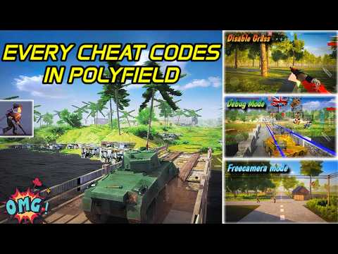 All 10 Cheat Codes In Polyfield (You Didn't Know)