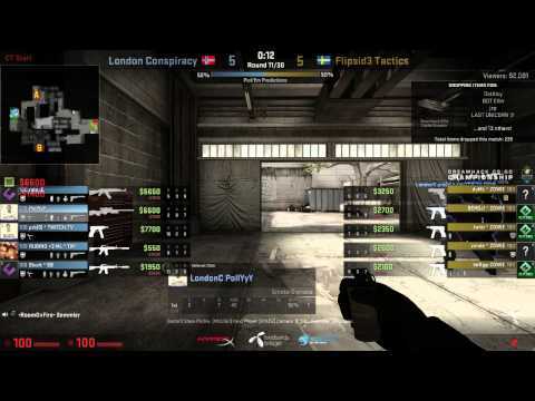 Dreamhack Winter 4-Team Qualifier. FLIPSIDE vs London Conspiracy - Map 1