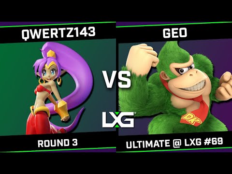 qwertz143 (Mii Gunner) vs GEO (Donkey Kong) - Smash Ultimate @ LXG 69