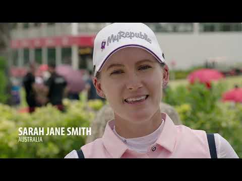 LPGA Top Golfer, Sarah Jane Smith wishes Australia the best at the HSBC Singapore 7s